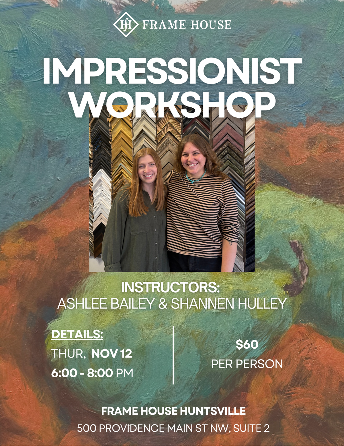 Frame House Huntsville - Impressionist Painting Workshop